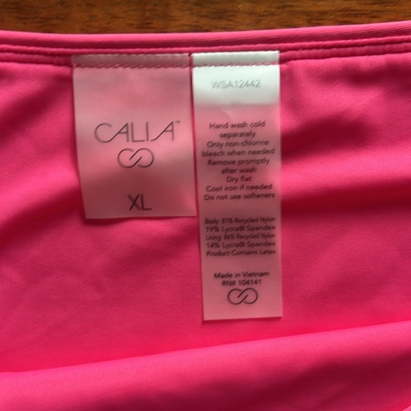 Calia Mid-Rise Pink Heat Bottom Size XL Lycra - Picture 4 of 4